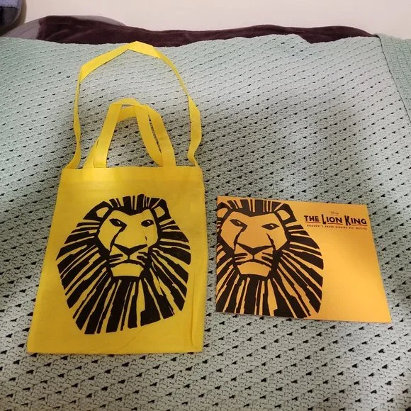 Disney Other The Lion King Broadway Musical Booklet And Tote - Main Image
